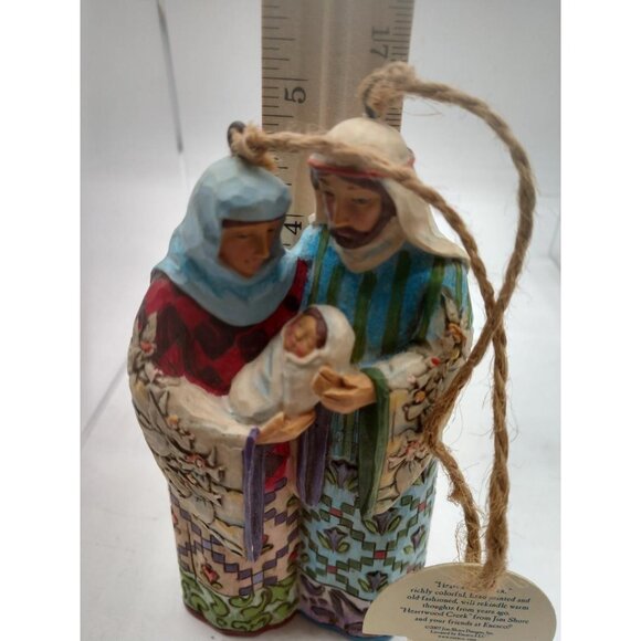 Jim Shore Heartwood Creek Holy Family Figurine Nativity Scene Hand-Painted 5-1/2 - Picture 4 of 6